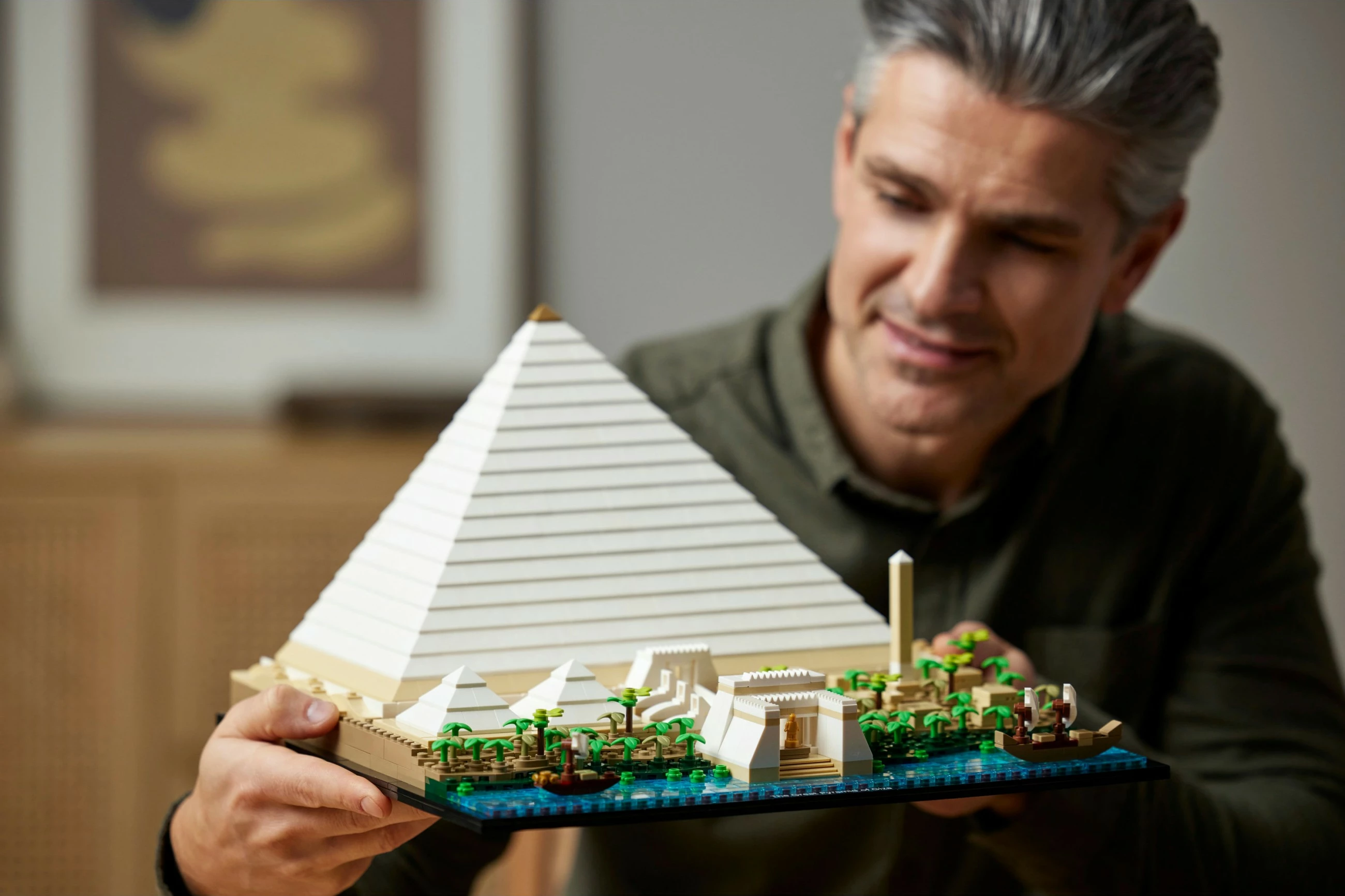 Set ndërtimi LEGO Architecture Great Pyramid of Giza, 1476 pjesë, Multikolor
