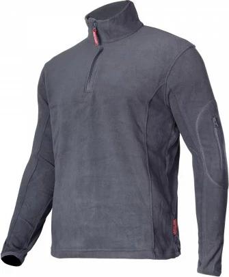 Jaketë fleece LAHTI PRO LPBP3S, 180 g/m², me zinxhir të shkurtë, madhësi S, gri