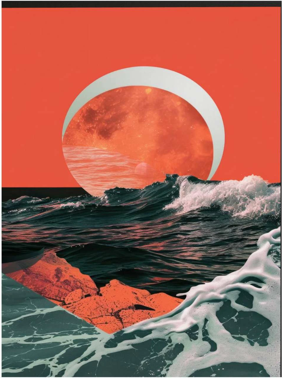 Pikturë dekorative me kornizë MDF, Wallity, Mp-00117, 50x70cm