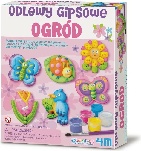 Set kreativ për odhë gipsi 4m 3512, shumëngjyrësh, për fëmijë