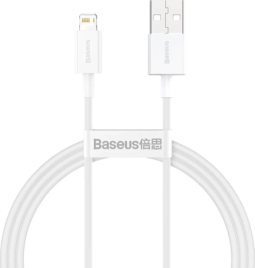 Kabllo karikuese USB-A Baseus Calys-A02, 1.8m, e bardhë