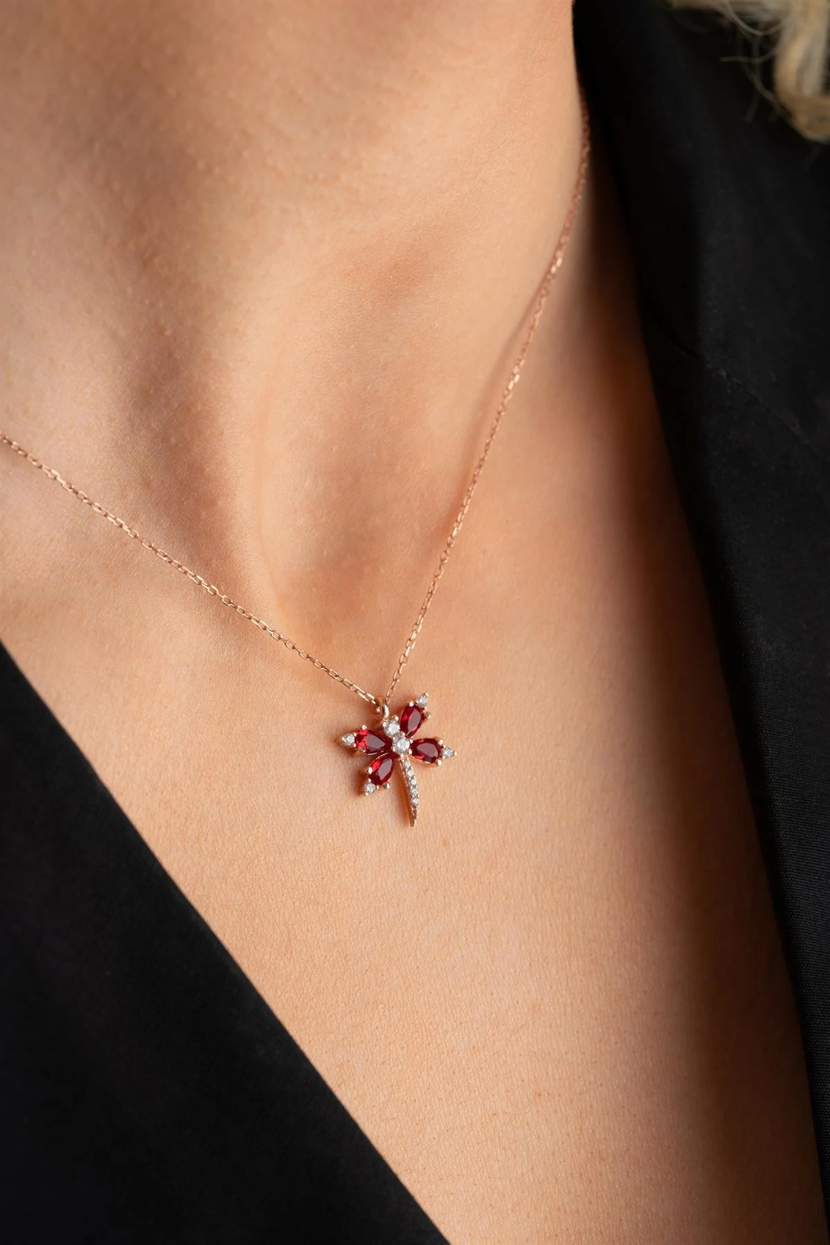 Qafore argjendi, ngjyrë rozë ari dhe e kuqe, Jumeon, NRZ999030