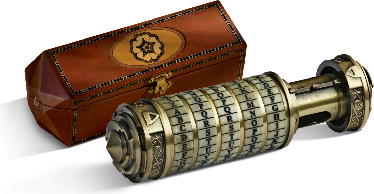 Kripteks NOBLE COLLECTION Da Vinci Code Cryptex 15 cm, me kuti druri