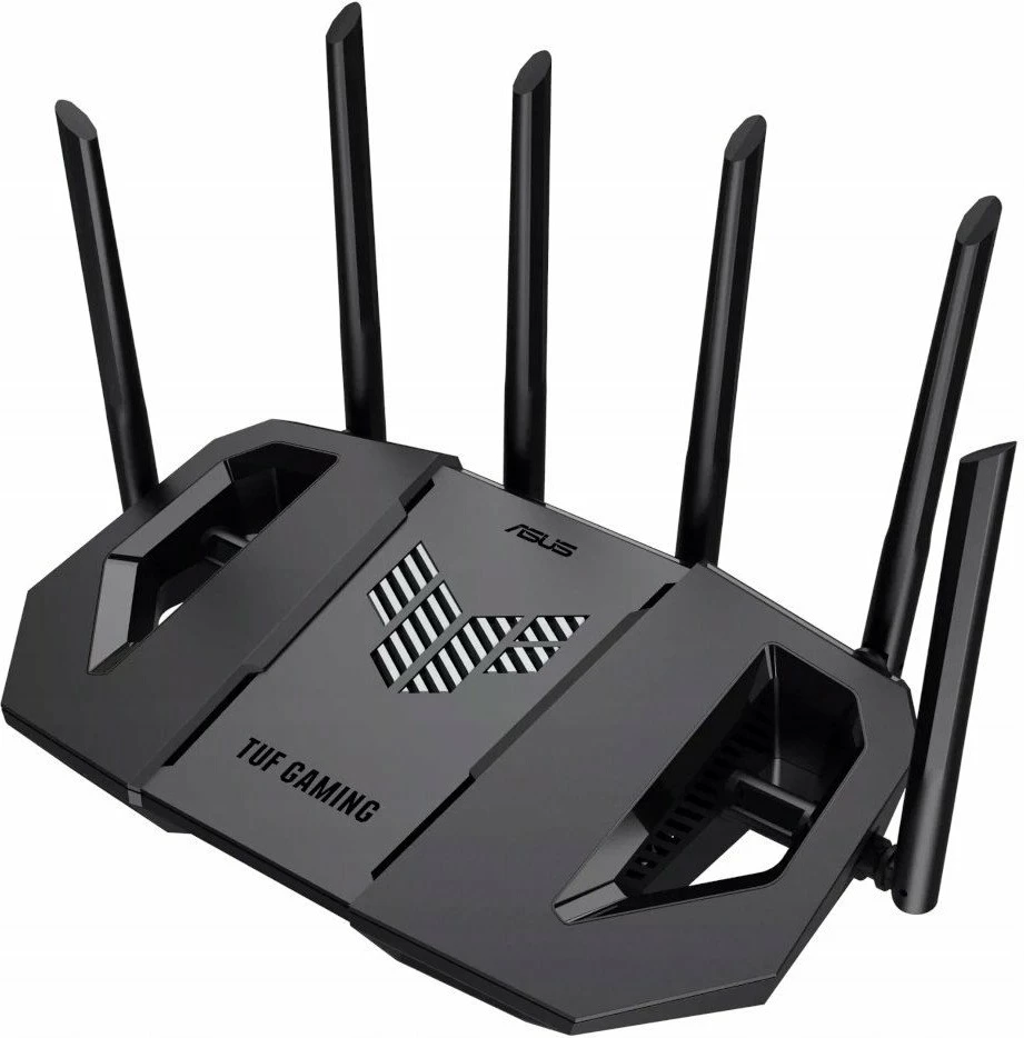 Router Asus TUF Gaming BE9400 (90IG0A30-MO9C00), Wi‑Fi 7, deri 9400 Mb/s, 6 antena, 4x LAN 2.5G, i zi
