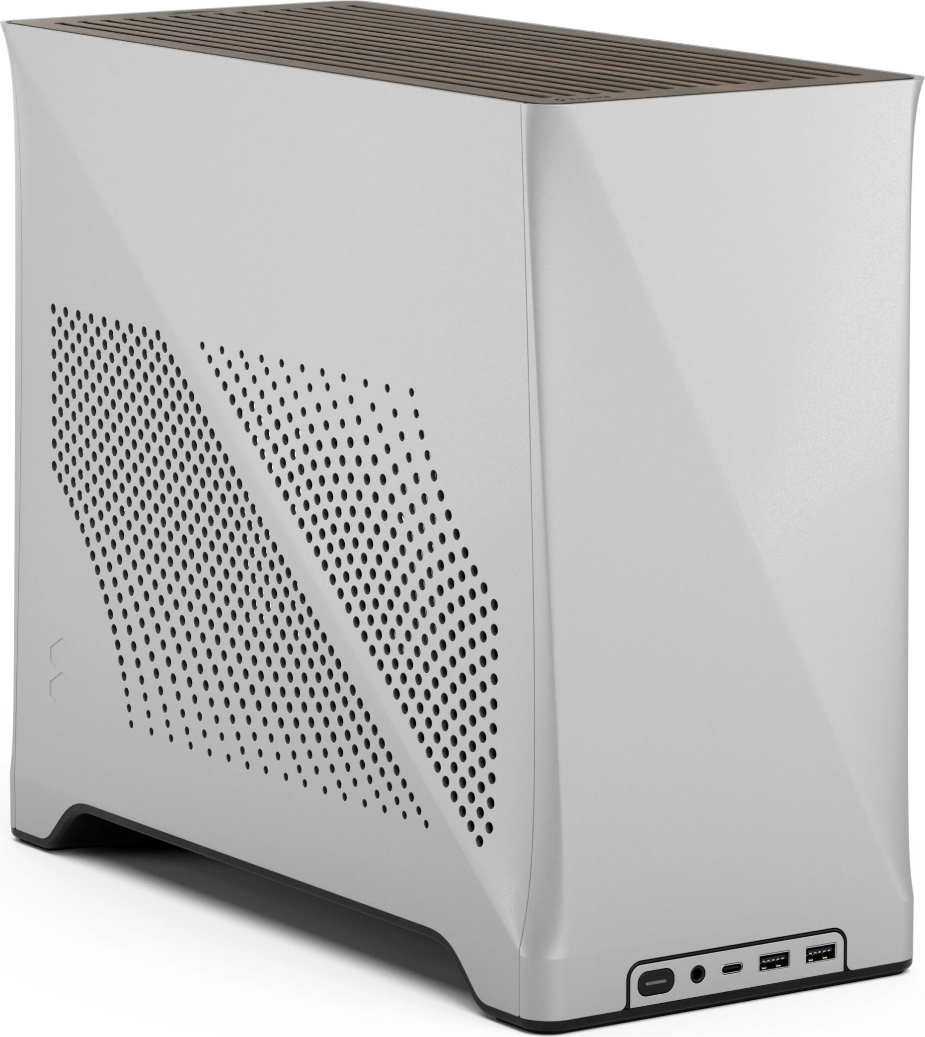 Kasë Fractal Design Era 2, Mini Tower, Silver