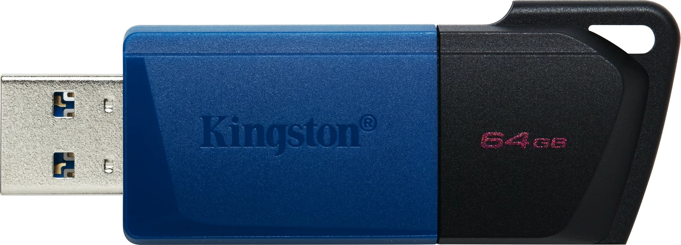 USB Kingston DataTraveler Exodia M 64GB, USB3.2, zi + kaltër