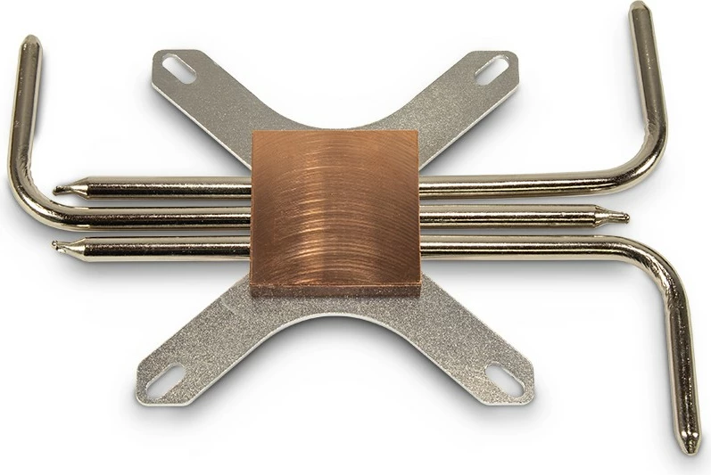 Radiator procesori Inter-Tech IP-3, bakër/argjend, pa ventilator