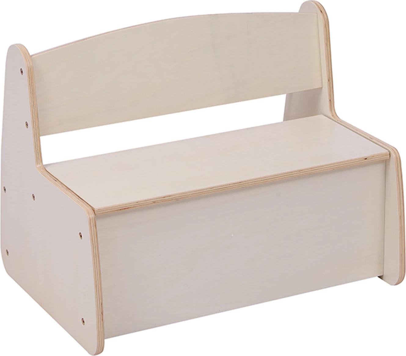 Bankë për fëmijë me hapësirë për ruajtje, natyrale/krem, RICKI FH18342.01, 63x43x47cm