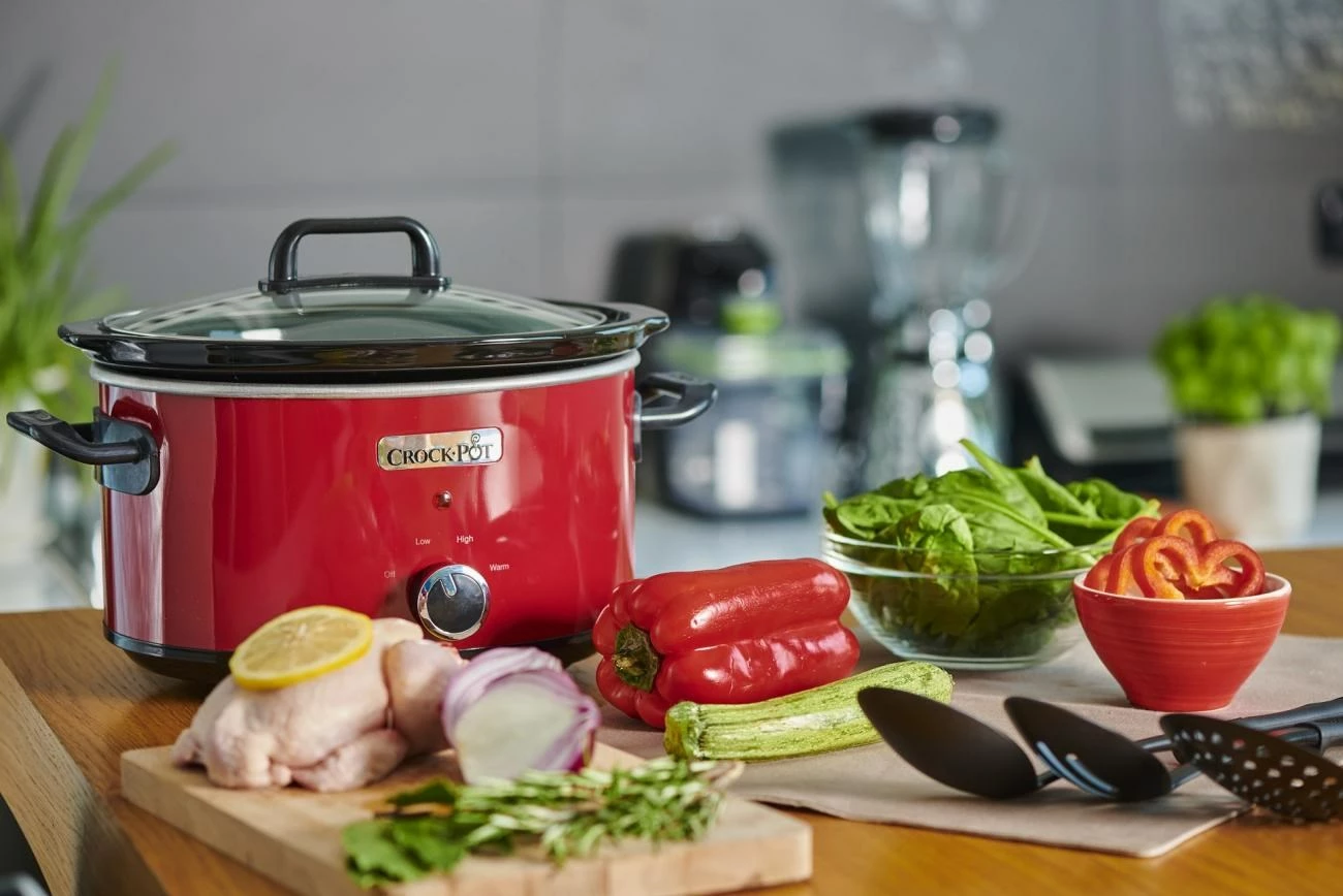 Slow cooker Crock-Pot SCV400RD, 3.5 L, E zezë, E kuqe