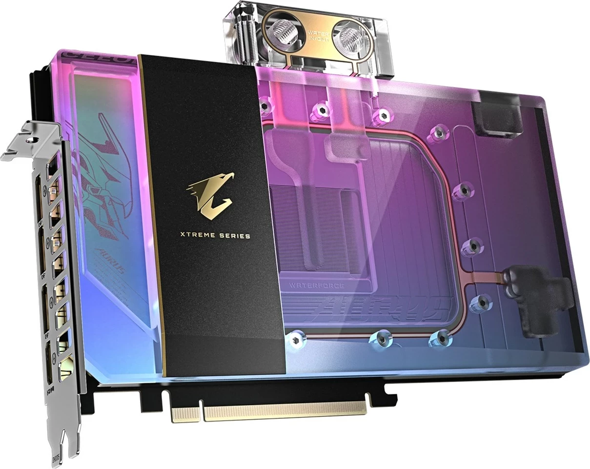 Kasë grafike Gigabyte AORUS GeForce RTX 5090 XTREME WATERFORCE WB, 32GB GDDR7, e zezë