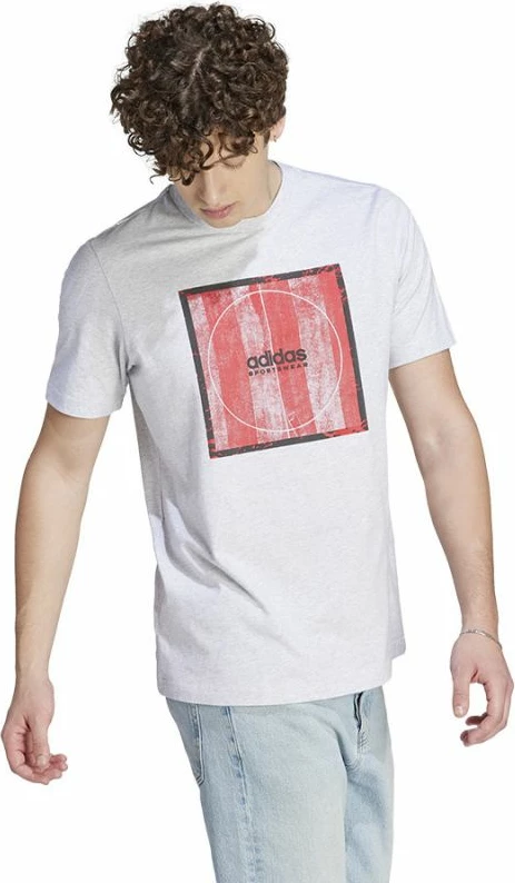 Maicë për meshkuj adidas, e bardhë