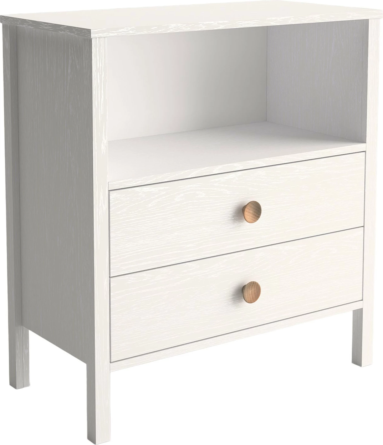 Komodë Hanah Home, FRN-10053, druri dhe e bardhë