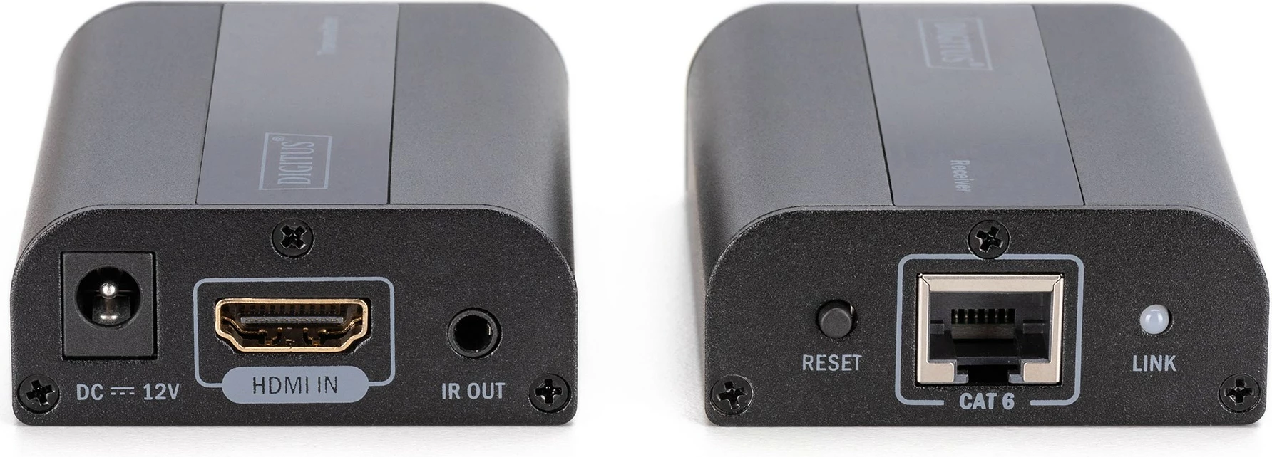 Set transmetues & pranues HDMI Digitus 4K, 70m, Cat6/Cat7, i zi