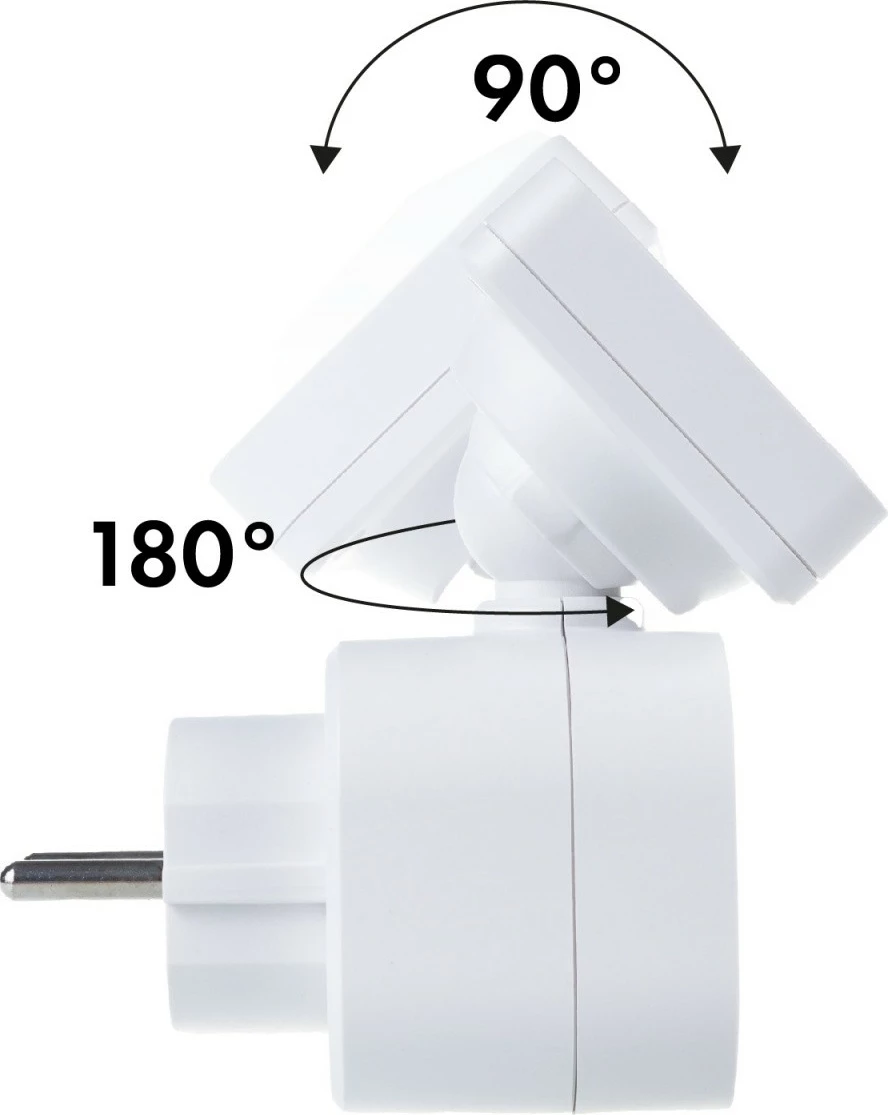 Matës energjie GreenBlue GB615E, 3680W, ekran i kthyeshëm, i bardhë