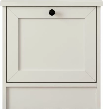 Komodinë nate Skye Decor, Rb-168-02, ngjyrë e bardhë mat