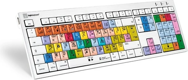 Tastierë LogicKeyboard Apple Logic Pro X2 ALBA DE për Mac, shumëngjyrëshe