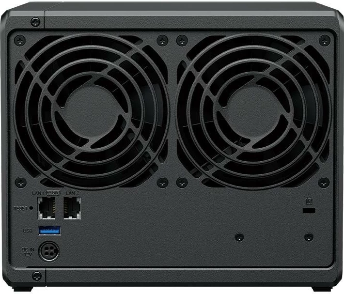 NAS Synology DS425+, 2GB RAM, 6 disqe, USB 3.2, RJ-45