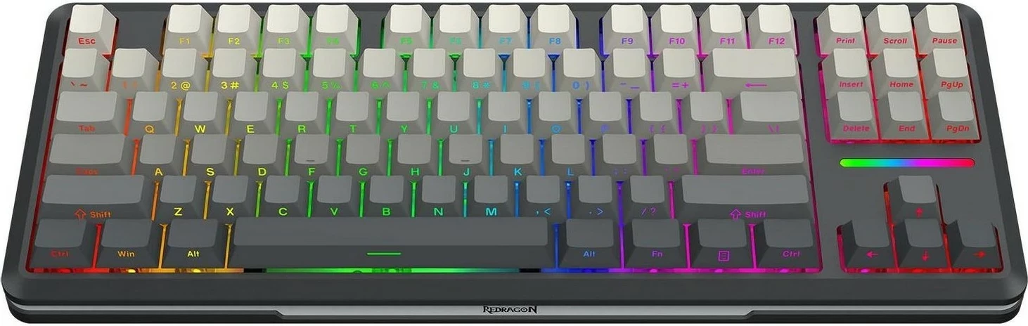 Tastierë mekanike Redragon K734SP-RGB-PRO Wildslash Pro, RGB, 87 taste, grey