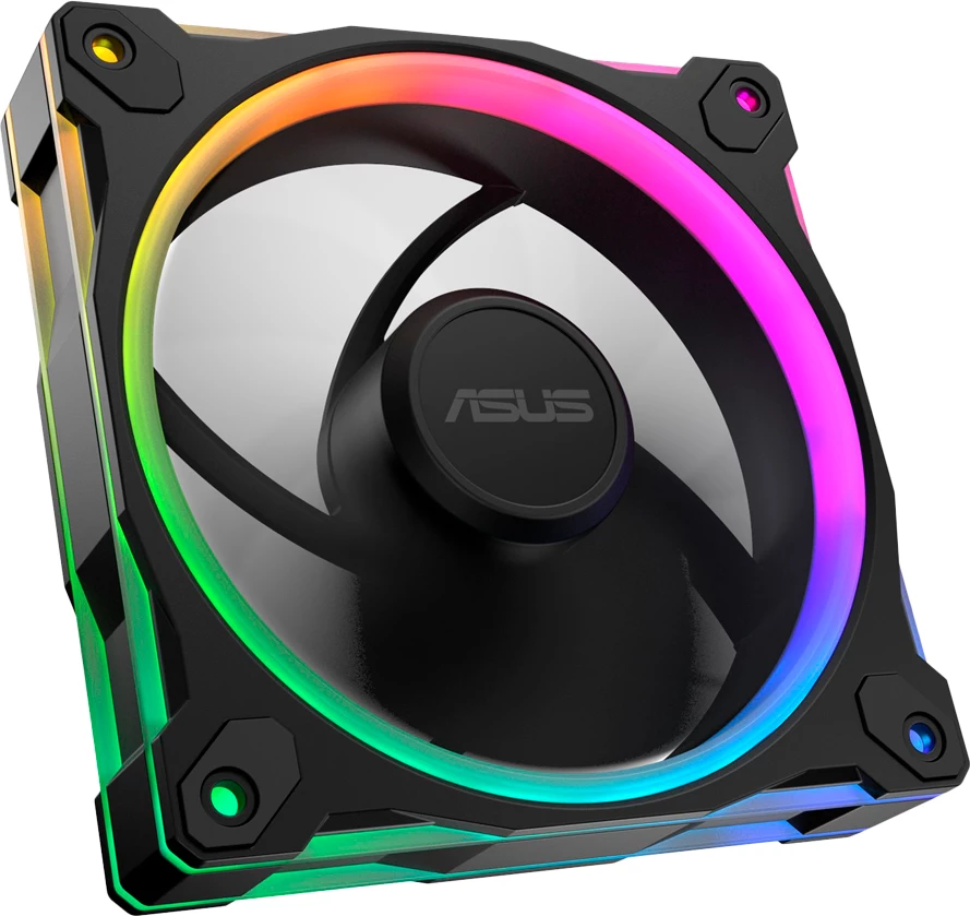 Ventilator ftohës ASUS Prime MR120 ARGB 120mm PWM 28mm, i zi (1 copë)
