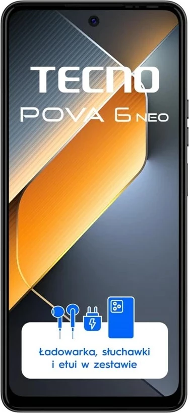 Celular Tecno POVA 6 Neo, 8/256GB, Speed black