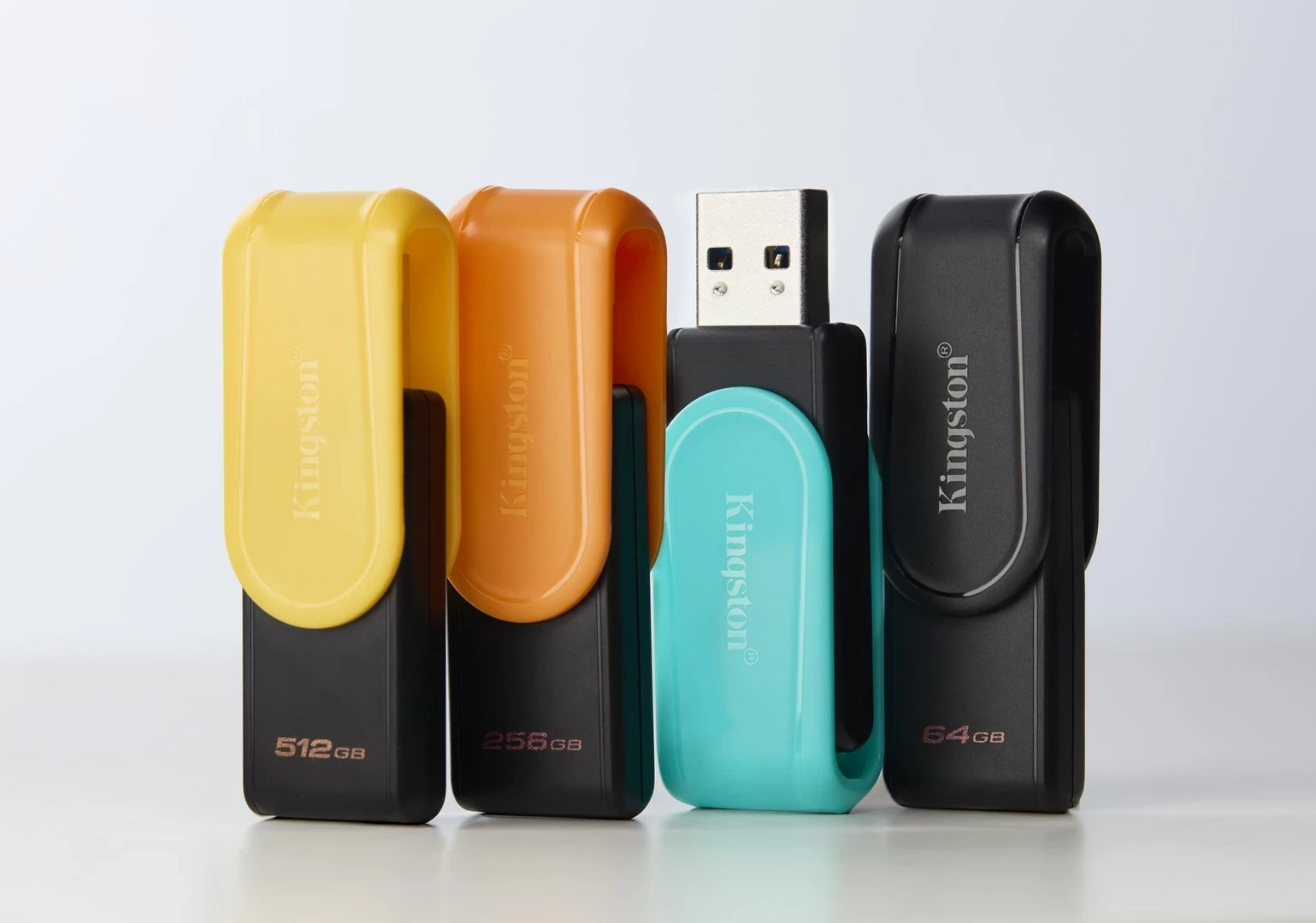 USB Kingston DataTraveler Exodia S 512GB, USB 3.2, Zi/Verdhë