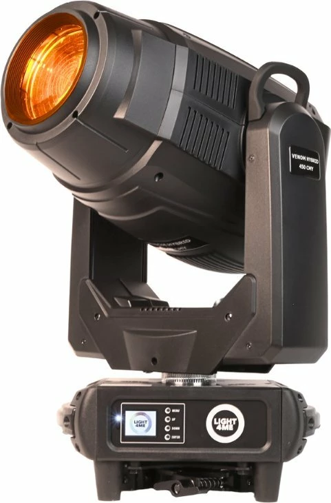 Kokë lëvizëse LED hibride LIGHT4ME Venom Hybrid 450 CMY 450W, Spot/Beam, Zoom 3-30°, DMX 26ch, e zezë
