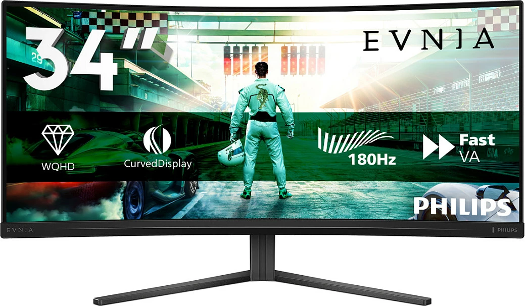 Monitor Philips 34M2C3500L, 34 inç, UltraWide, 3440x1440, Charcoal