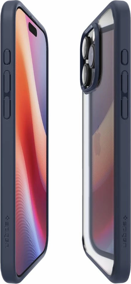 Mbështjellës Spigen Ultra Hybrid për iPhone 16 Pro Max, TPU/PC, MIL-STD 810G, Blu, 1 copë
