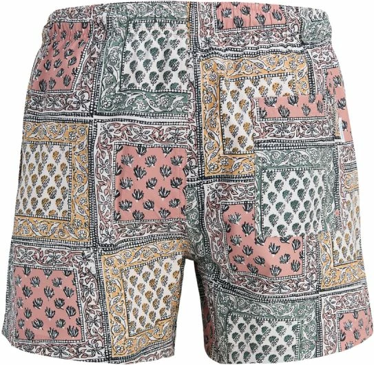 Shorce noti për meshkuj Jack&Jones JPSTMAUI SHELL AOP SWIM SHORTS REG 12291808, ash rose [Madhësia: XL]