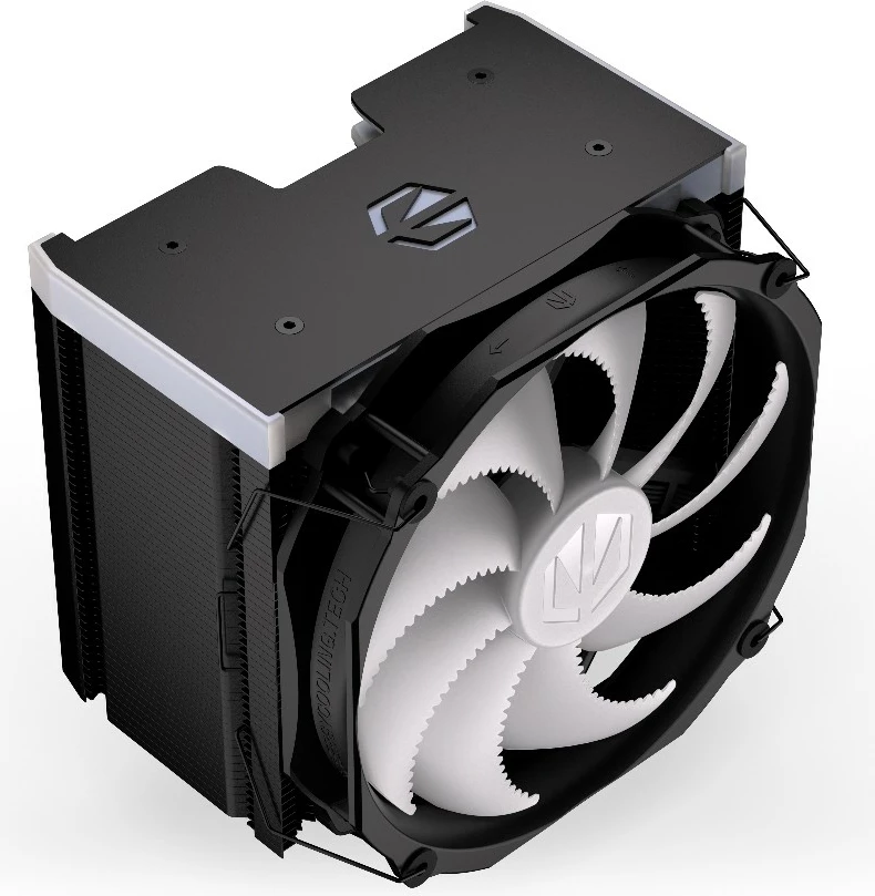 Ftohës CPU Endorfy Fortis 5 Black ARGB EY3A014, me ndriçim ARGB, i zi