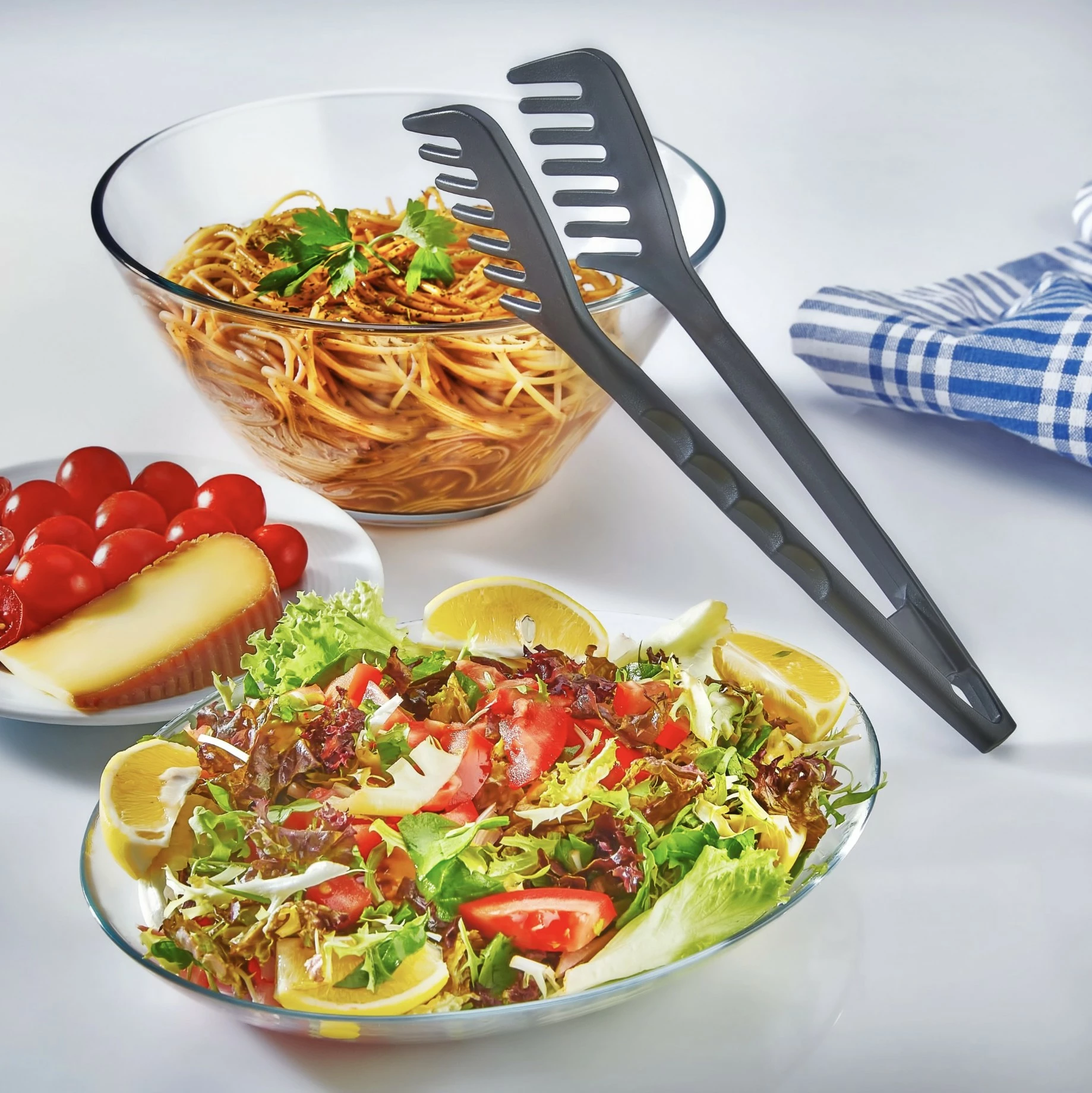 Tonga plastike Hermia, ngjyrë e zezë, Davet2, 26x3cm