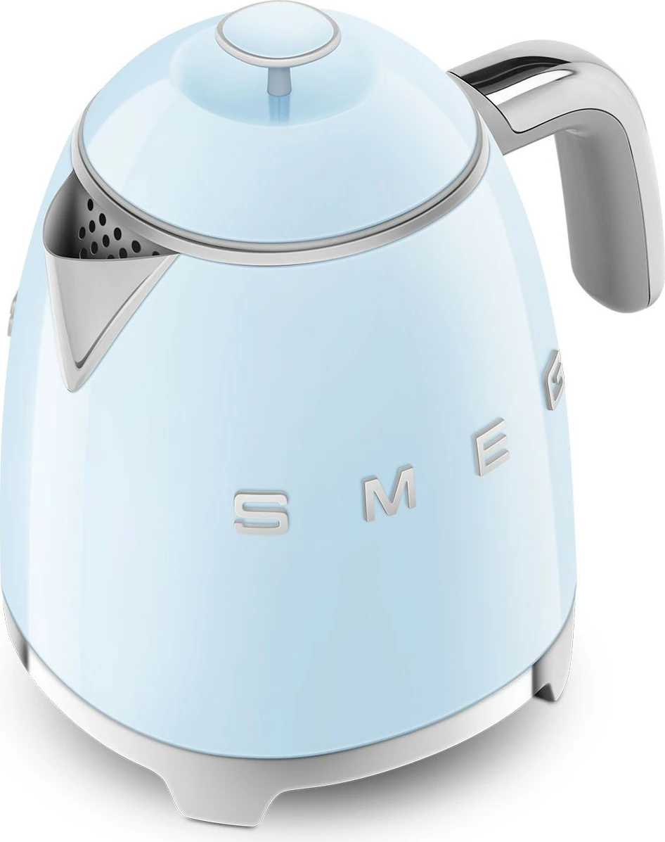 Ibrik elektrik SMEG KLF05PBEU mini, 1400W, 0.8L, kaltër
