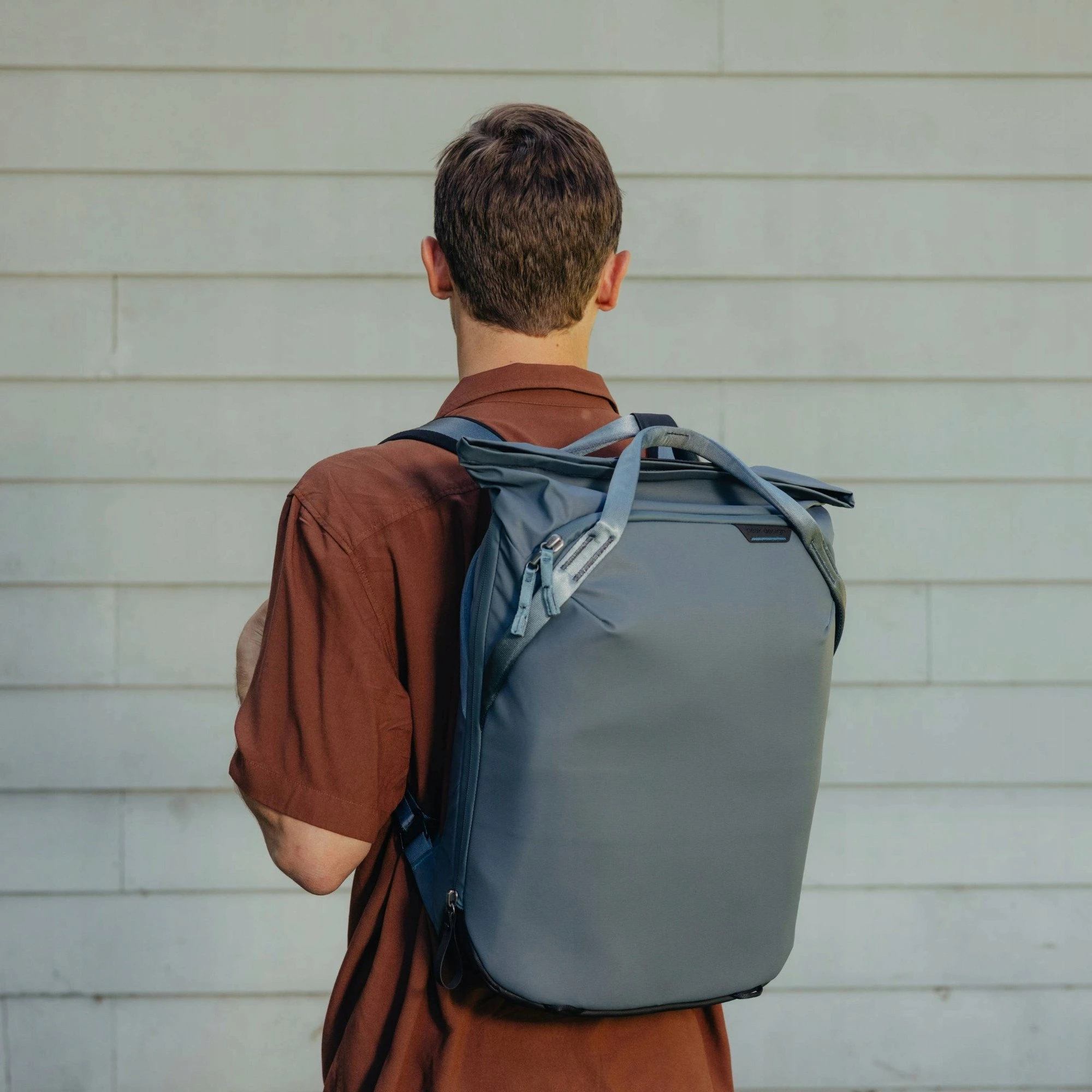 Çantë shpine/tote Peak Design Everyday Totepack V2 20L (BEDTP-20-DS-3), FlexFold, najlon i ricikluar 400D, xhep laptop/tablet, Ocean blu