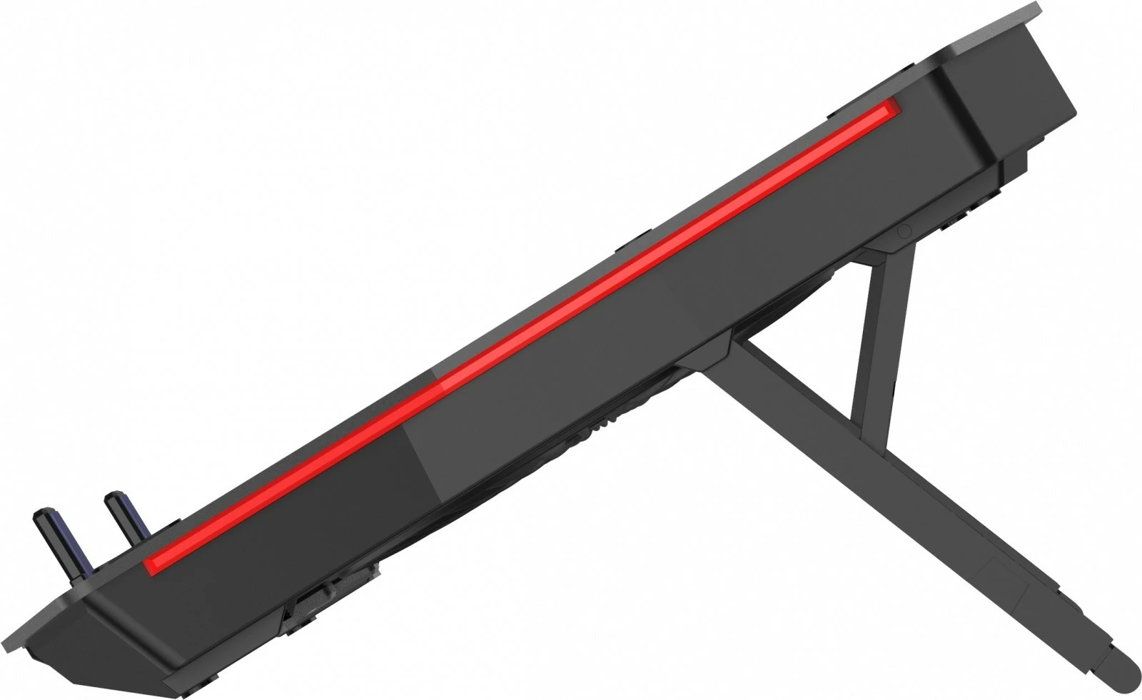 Pad ftohës për laptop YENKEE YSN 310, 15.6", 2 ventilatorë, RGB, i zi