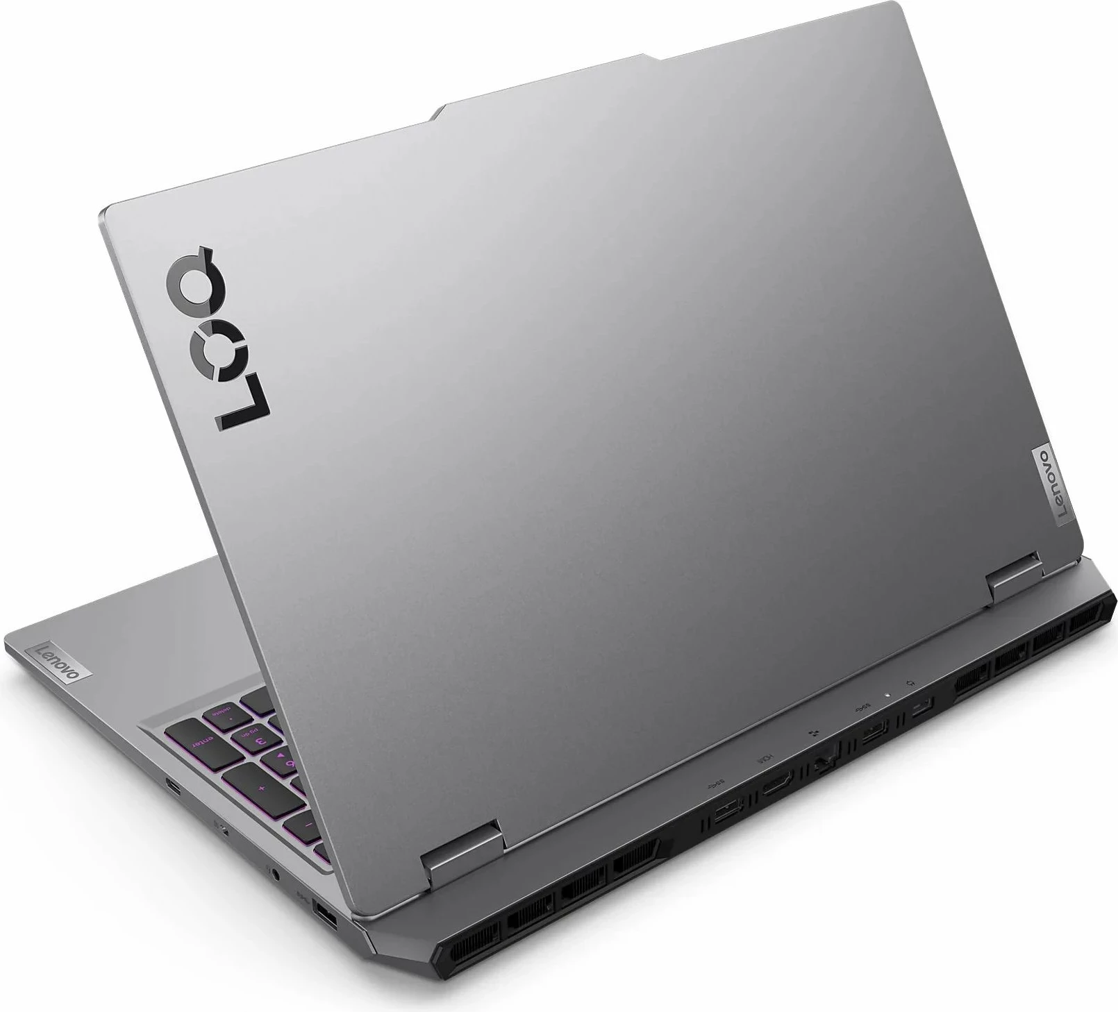 Laptop Lenovo LOQ 15AHP10 (83JG003DPB) Ryzen 5 220, 16GB RAM, 512GB M.2 PCIe SSD, GeForce RTX 5050 8GB, 15.6" FHD IPS 144Hz, gri
