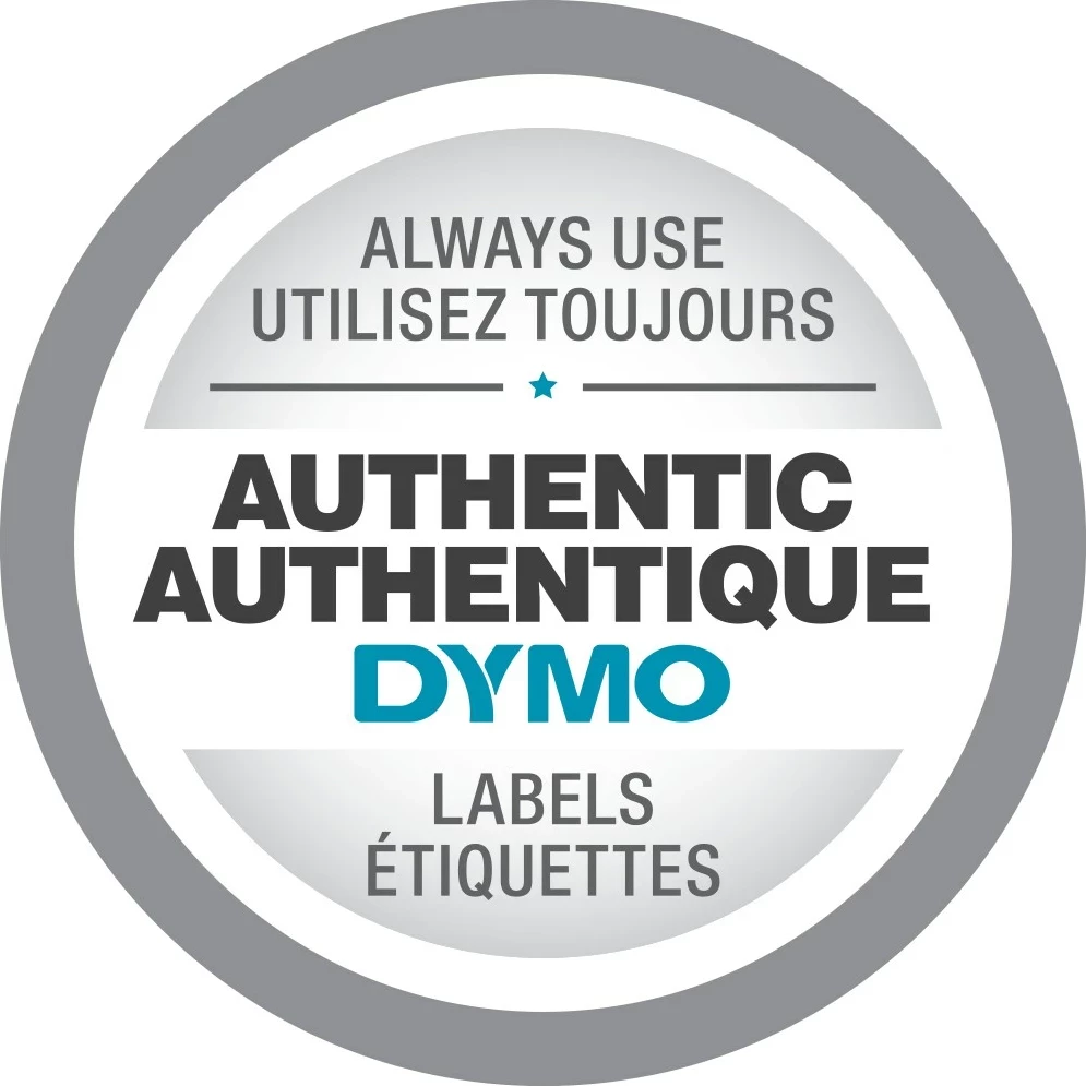 Kasetë etiketa DYMO D1 Standard S0720530, 12mm, e zezë mbi të bardhë