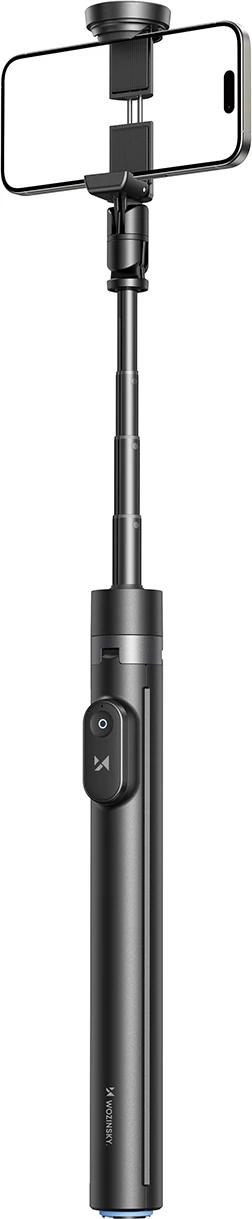 Selfie stick Wozinsky WRZP1 me këmbë që hapen automatikisht, tripod, 1.7m, zi