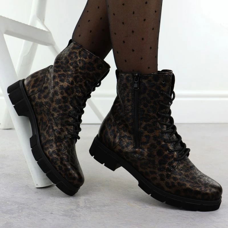 Çizme femra Rieker Remonte D2S72-90, leopard kafe
