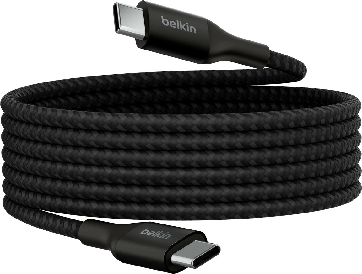 Kabllo USB-C Belkin CAB015bt2MBK, 2 m, USB 2.0, e zezë