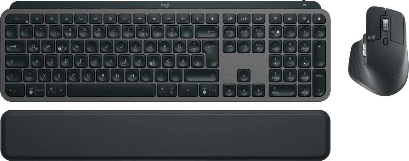 Set maus dhe tastierë Logitech MX Keys S Combo, QWERTZ DE, ngjyrë e bardhë