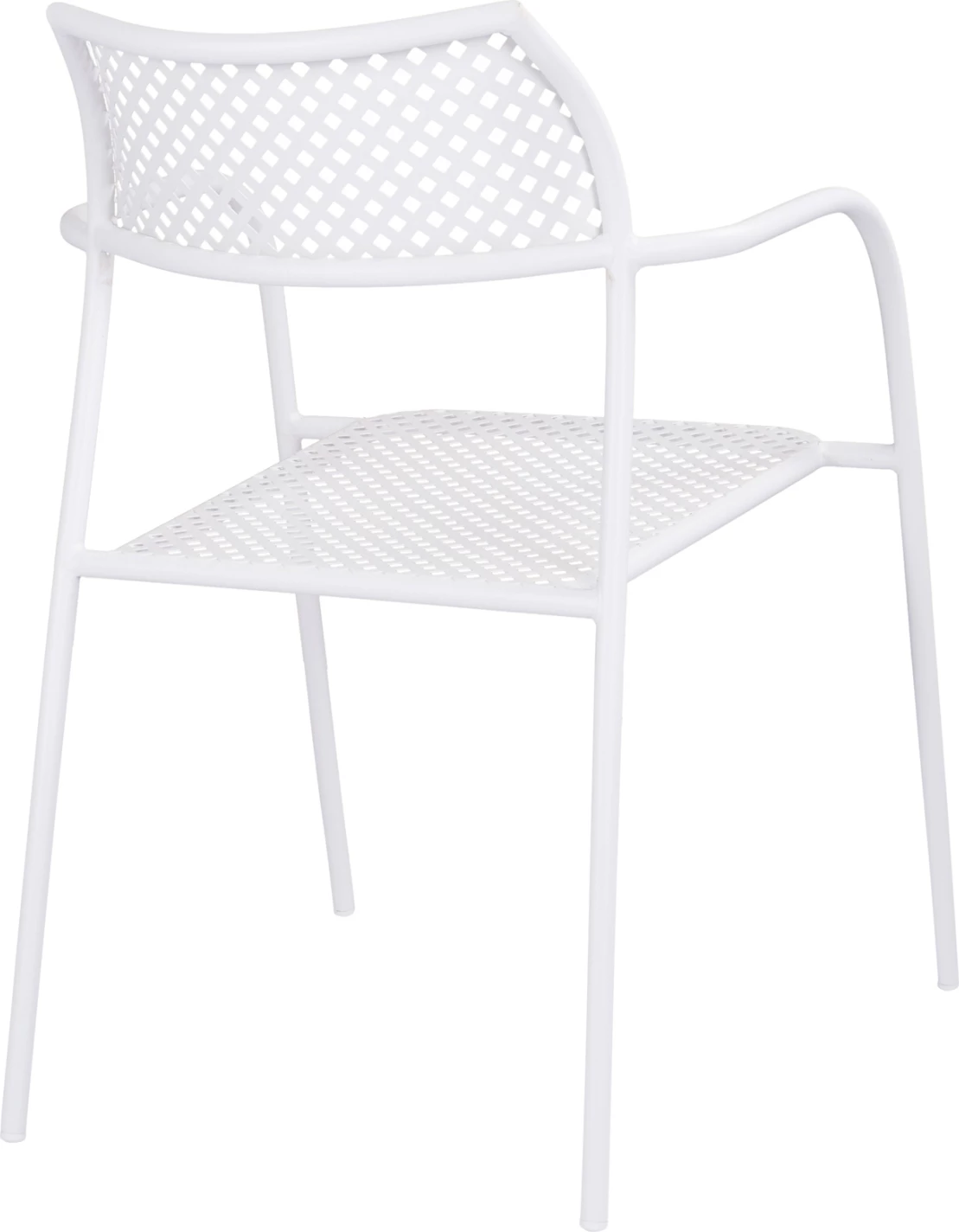 Karrige metalike e bardhë Thetis FH5173.12 55x57x79 cm