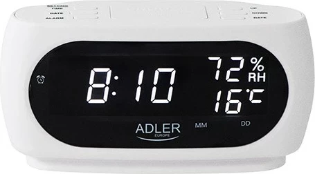 Orë alarmi Adler AD 1186, e bardhë