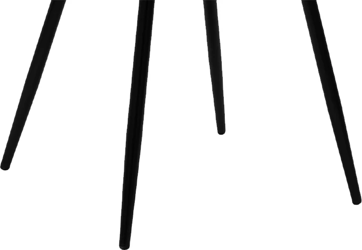 Karrige Giselle, kadife e zezë, këmbë të zeza