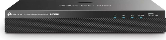 Regjistrues rrjeti video TP-LINK VIGI NVR2016H-16MP, 16 kanale, PoE+, 4K, i zi