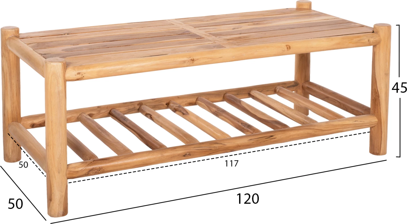 Set ulëse për kopsht FH9340, 4 pjesë, dru/të bardha
