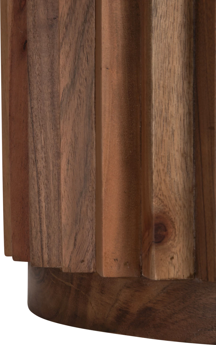 Tavolinë anësore e rrumbullakët, ngjyrë natyrale, FH9696, Φ40x50H cm