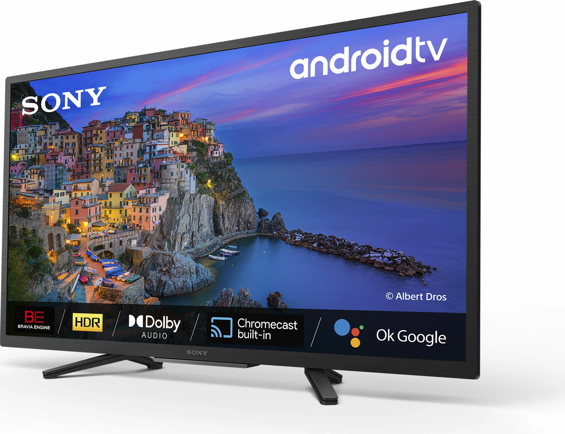 Televizor LED Sony KD32W800P1AEP 32\" HD Ready, Android TV, HDR, Chromecast, i zi