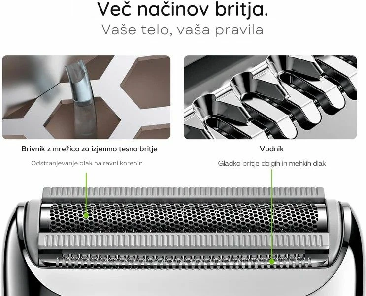 Makinë rroje për femra Yoose NANO, IPX7, USB-C, deri 6 javë, set me 5 pjesë, vjollcë