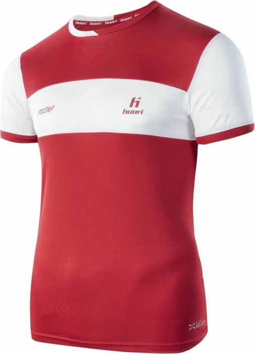 Fanellë për meshkuj Huari, e bardhë dhe e kuqe