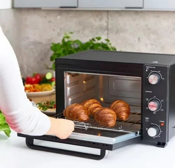 Furrë elektrike mini MPM MPE-14/T, 1300 W, e zezë